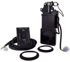 Valterra E1003NEVP Sewer Waste Valve -  E-Valve -  For RV Black And Gray Water System -  Electric -  12 Volt/ 1.7 Amp Motor -  Straight Valve -  3 Inch Waste Valve -  Without Fitting -  With Handle -  With 4 Inch Valve Harness/ 3 Inch Switch Harness/ Breaker Reset Switch/ Manual Override