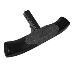 WESTIN - Truck Step; PRO TRAXX ®; Hitch Mount; Fits 2 Inch Receivers; 5 Inch Oval Tubular Step; Non Extendable; Stationary; Powder Coated; Black; Steel - 21-50015