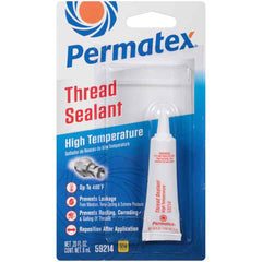 Permatex 59214 Thread Sealant; Use With Head Bolts Into Through Holes/ Oil PSI Sending Units/ Sensors/ Oil And Coolant Lines/ Fuel Fittings/ Rear Axle Fill Plug/ Brake And Power Steering Fittings; 6 Milliliter Tube