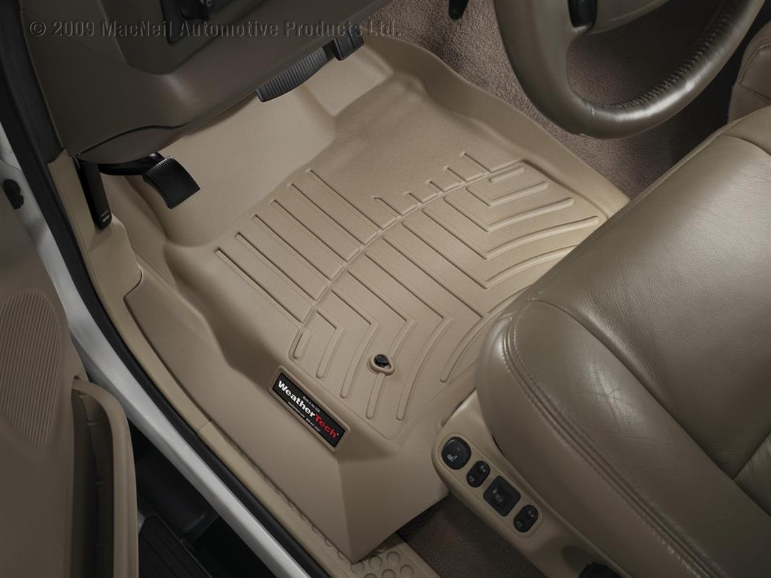 thumbnail image 2 of TPE Floor Mats – Ford F-250 F-350 Super Duty Crew Cab 1999-2007, G-PLUS, Black, Full Set 2 of 3