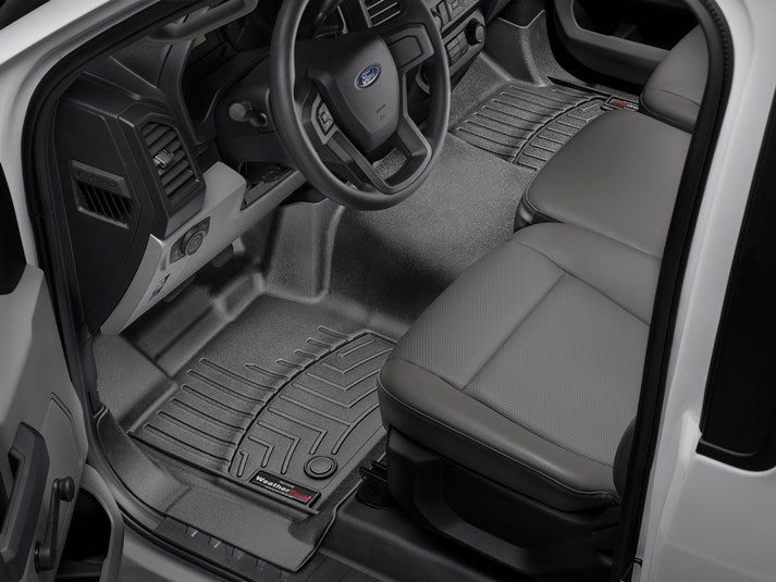WEATHERTECH - Floor Liner 446981V FRONT FLOOR LINER BLACK VINYL FLOOR