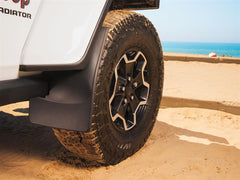 WEATHERTECH - Mud Flap 110065 17+F250/F350 NO DRILL MUD FLAPS BLK