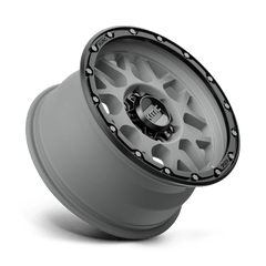 17X9 MATTE GRAY MATTE BLACK LIP 18MM KMC Wheel