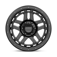 18X8.5 SATIN BLACK 18MM KMC Wheel