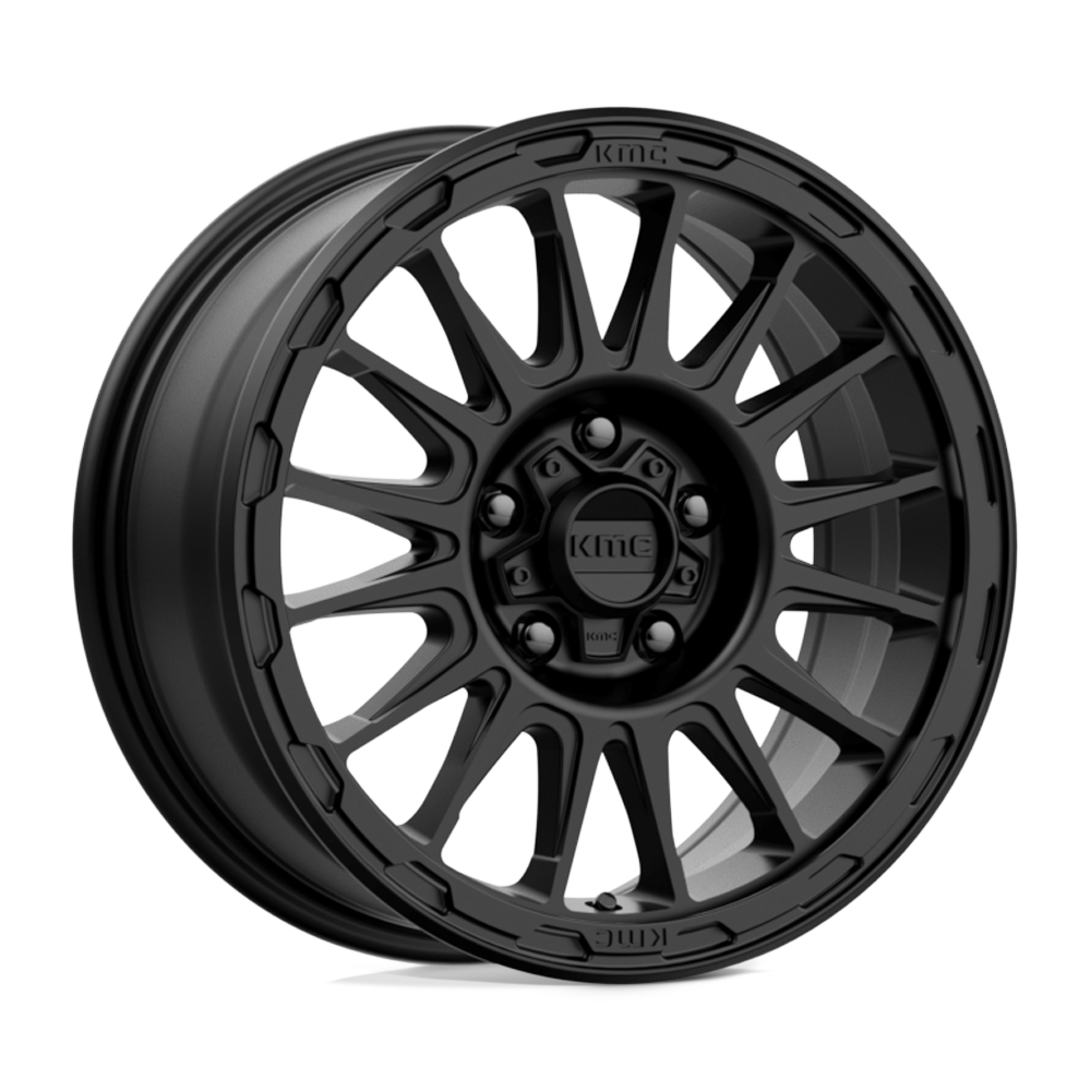 16X7 SATIN BLACK 30MM KMC Wheel