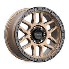 18X9 MATTE BRONZE WITH BLACK LIP 18MM KMC Wheel