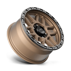 18X9 MATTE BRONZE WITH BLACK LIP 18MM KMC Wheel