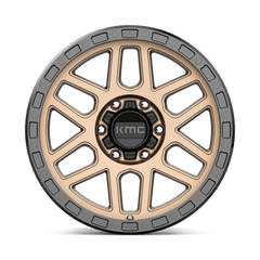 18X9 MATTE BRONZE WITH BLACK LIP 18MM KMC Wheel
