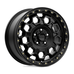 17X8 SATIN BLACK 35MM KMC Wheel