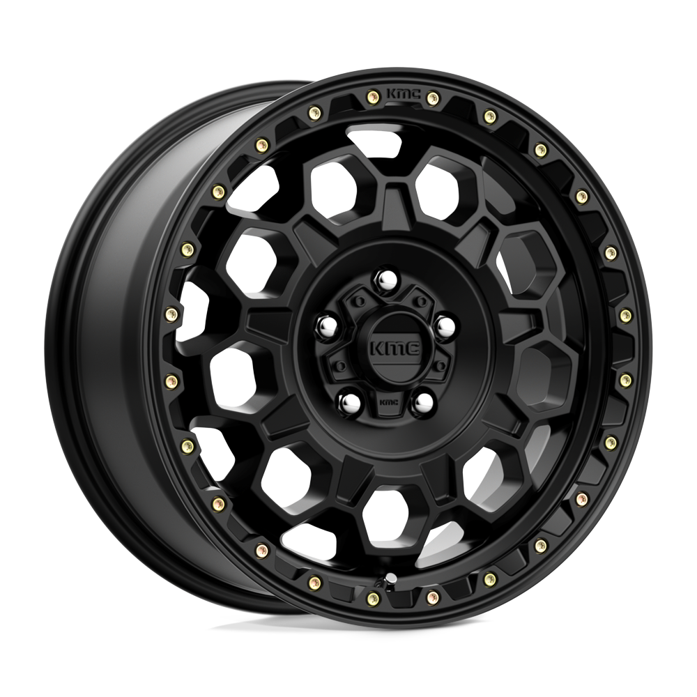 17X8 SATIN BLACK 20MM KMC Wheel
