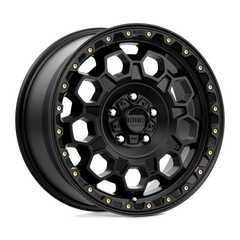 17X8 SATIN BLACK 35MM KMC Wheel