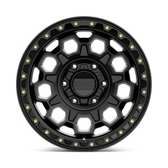 17X9 SATIN BLACK 18MM KMC Wheel
