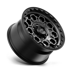 17X9 SATIN BLACK WITH GRAY TINT 18MM KMC Wheel