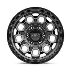 17X9 SATIN BLACK WITH GRAY TINT 18MM KMC Wheel