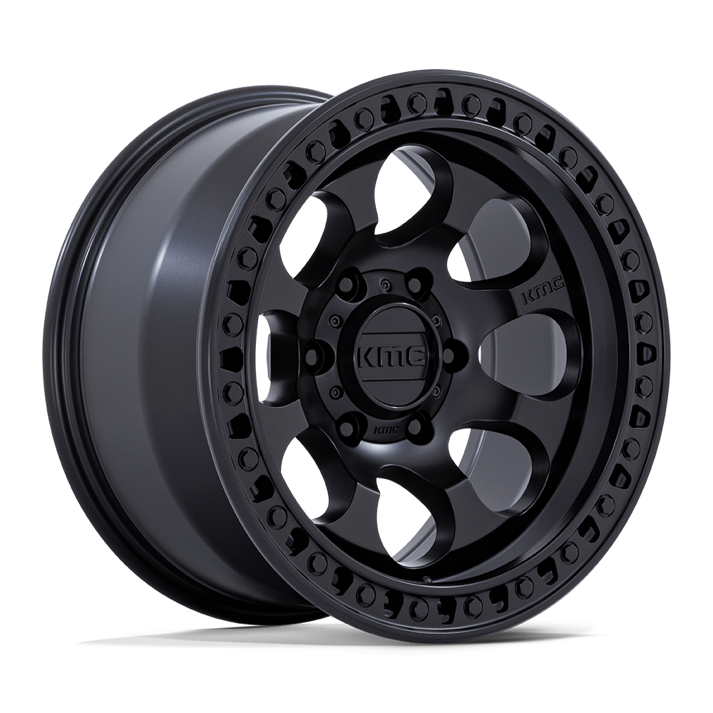 18X9 SATIN BLACK 18MM KMC Wheel