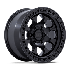 18X9 SATIN BLACK 18MM KMC Wheel