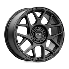 17X8 SATIN BLACK 38MM KMC Wheel