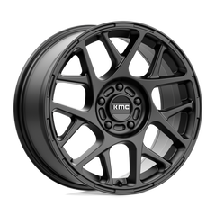 17X8 SATIN BLACK 38MM KMC Wheel