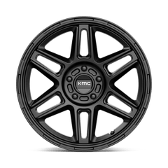 18X8 SATIN BLACK 38MM KMC Wheel