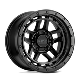17X8.5 SATIN BLACK 18MM KMC Wheel