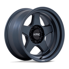 17X8.5 METALLIC BLUE 18MM KMC Wheel