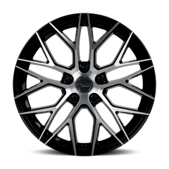 Katana Racing KR01 18x8 5x100 +40et 73.1 Glossy Black Machined Face Wheel