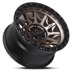Lock Offroad Lunatic 20x10 6x139.7 -18et 106.2 Matte Bronze w/ Matte Black Ring Wheel