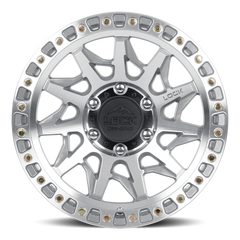 Lock Offroad Lunatic 17x9 5x127 -12et 71.5 Machined w/ Clear Coat Wheel