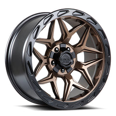 Lock Offroad Matrix 20x9 5x127/5x139.7 0et 87.1 Matte Bronze w/ Matte Black Ring Wheel