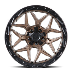 Lock Offroad Matrix 20x10 6x135/6x139.7 -18et 106.2 Matte Bronze w/ Matte Black Ring Wheel