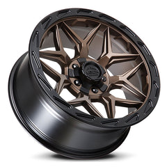 Lock Offroad Matrix 22x10 8x180 -18et 124.3 Matte Bronze w/ Matte Black Ring Wheel