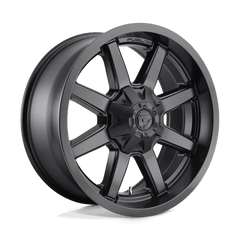 17X8.5 SATIN BLACK 25MM Fuel 1PC Wheel