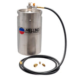 Engine Oil Priming Tank, Hose / Fittings, Stainless, Natural, Kit