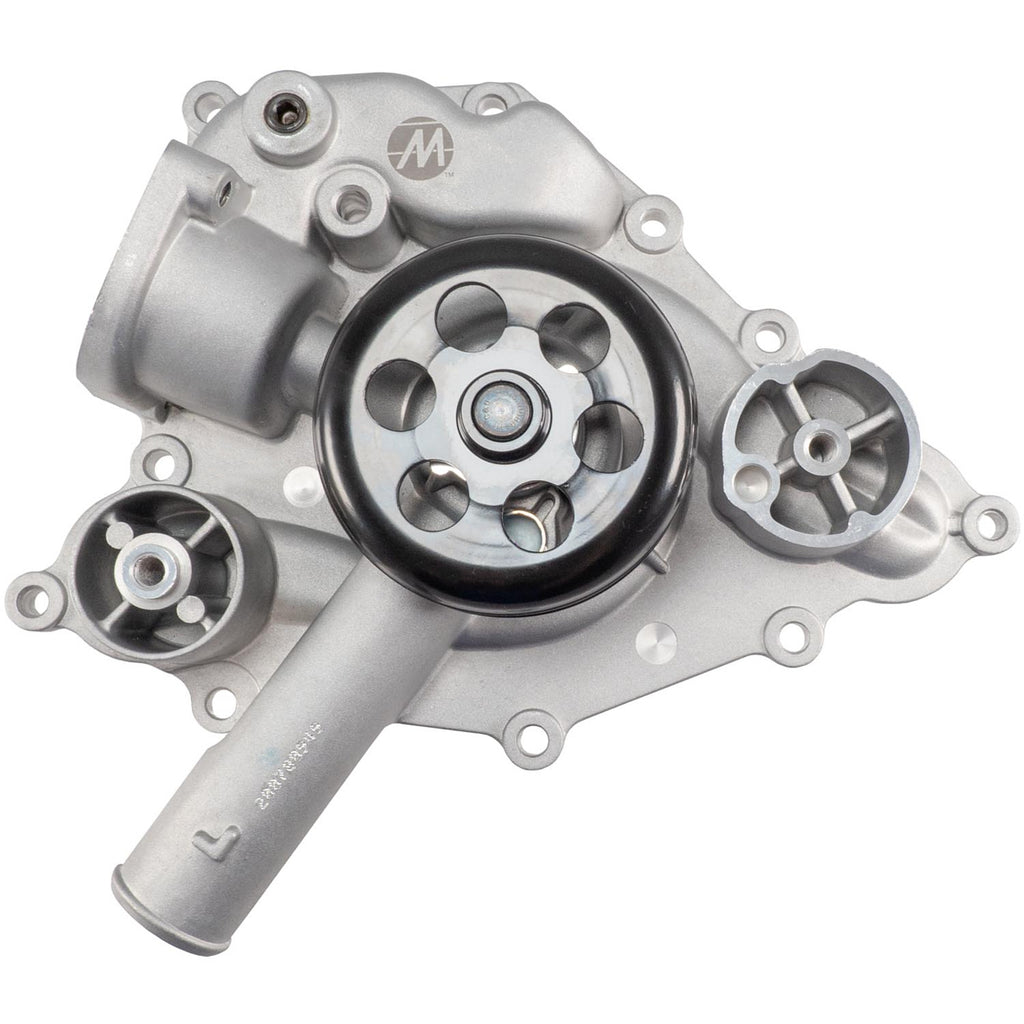 Water Pump, Mechanical, Black Pulley, 3.56 in Hub Height, Aluminum, Natural, Mopar Gen III Hemi, Each