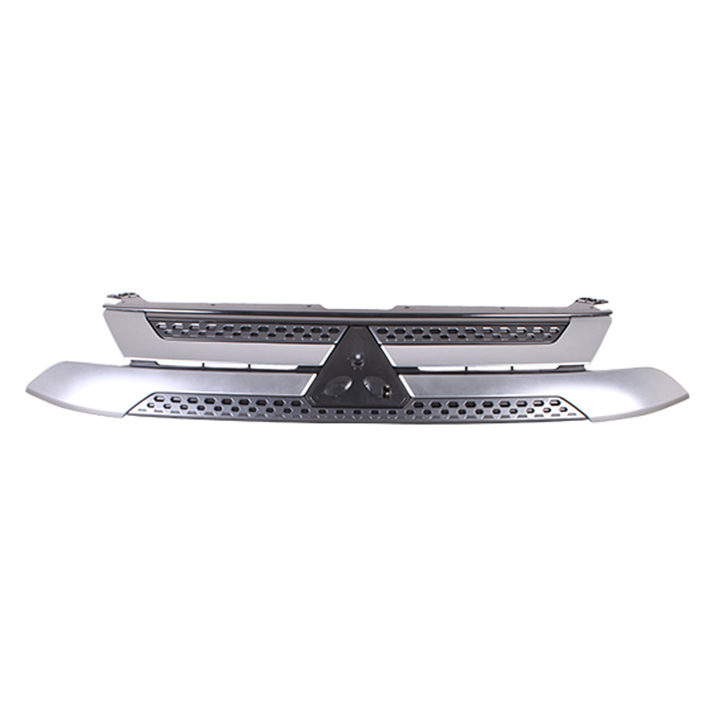 FRONT GRILLE -  CHROME/ARGENT -  WILL NOT INCLUDE EMBLEM -  MADE OF PLASTIC