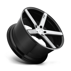 20X8.5 GLOSS BLACK BRUSHED 35MM Niche 1PC Wheel
