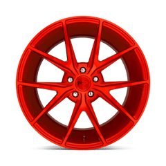 18X8 CANDY RED 40MM Niche 1PC Wheel
