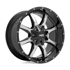 18X9 GLOSS BLACK MACHINED FACE 18MM Moto Metal Wheel