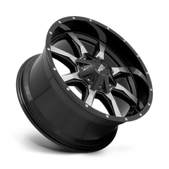 18X9 GLOSS BLACK MACHINED FACE 18MM Moto Metal Wheel
