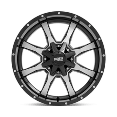 18X9 GLOSS BLACK MACHINED FACE 18MM Moto Metal Wheel