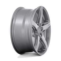 20X9.5 ANTHRACITE BRUSHED FACE TINT CLEAR 25MM Niche 1PC Wheel