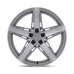 20X9.5 ANTHRACITE BRUSHED FACE TINT CLEAR 25MM Niche 1PC Wheel