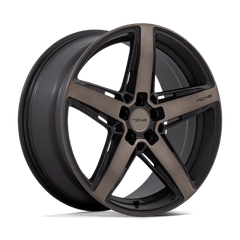 20X9 MATTE BLACK WITH DOUBLE DARK TINT FACE 25MM Niche 1PC Wheel