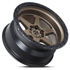Lock Offroad Olympus 20x9 6x139.7 0et 106.2 Matte Desert Bronze w/ Matte Black Ring Wheel
