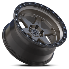 Lock Offroad Olympus 20x9 6x139.7 0et 106.2 Matte Gray w/ Matte Black Ring Wheel