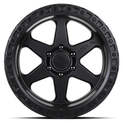 Lock Offroad Olympus 17x9 5x127 -12et 71.5 Matte Black w/ Matte Black Ring Wheel