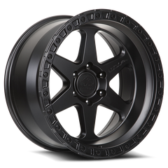 Lock Offroad Olympus 17x9 5x127 -12et 71.5 Matte Black w/ Matte Black Ring Wheel