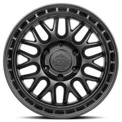 Lock Offroad Onyx 17x9 5x127 +1et 71.5 Matte Black w/ Matte Black Ring Wheel