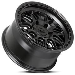 Lock Offroad Onyx 17x9 6x139.7 +1et 106.2 Matte Black w/ Matte Black Ring Wheel