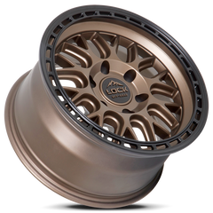 Lock Offroad Onyx 17x9 6x139.7 +1et 106.2 Matte Bronze w/ Matte Black Ring Wheel
